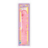 Doc Johnson Crystal Jellies Ten Inch Pink Dildo Dong