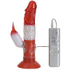 Doc Johnson Ivibe Suction Cup Strawberry Rabbit Vibrator