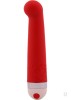 Hustler Novelties Hit The Spot Red G-Spot Silicone Vibrator 
