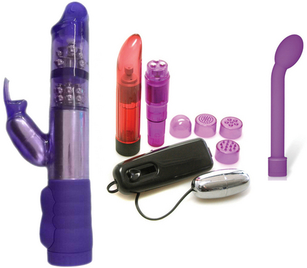 Purple Rabbit Vibrator and G-Spot Vibrator for Women