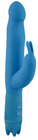 Pure Blue Silicone Rabbit Vibrator 