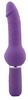 Pure Purple Silicone Vibrating Ballsy Dildo