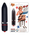 Pin-Up Girl Black Bullet Vibrator