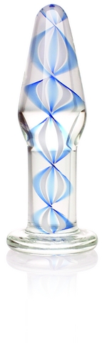 Don Wand Blue/White Helix Plug