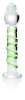 Giggles Glass - Swirly Chubby Head - Green Sex Toy Product Image 2