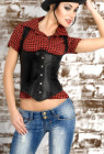 Sophie - Underbust Corset W/ Shoulder Straps and G-String Set - Small (S) Sex Toy Product