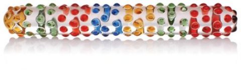 Don Wands Glass Mega Nubby - Rainbow	 Sex Toy Product