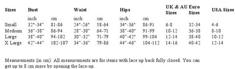 Cinch - Underbust Corset, Black (S) Sex Toy Product