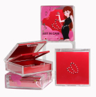 Rendez-Vous Red Compact with Secret Compartment