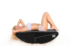 Liberator Scoop in Black Microfiber