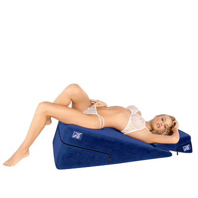 Liberator 24" Wedge/Ramp Combo (Short) in Blue Microfiber