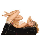 Liberator Black Label 24" Wedge/Ramp Combo with Cuff Kit in Black Microfiber