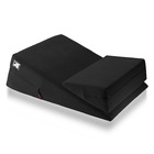 Liberator 24" Wedge/Ramp Combo (Short) in Black Microfiber