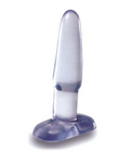 5 1/2  Inch  CLEAR STONE BUTT  PLUG