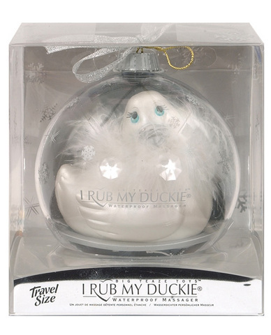 I Rub My Duckie "Paris" Travel Size Holiday Ball - Pearl Blanc