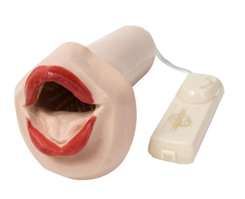 Vibro Lori Mouth w/red lips- MS