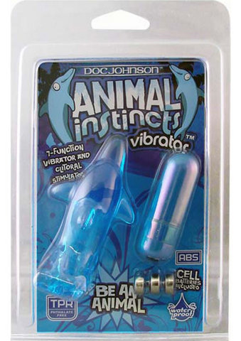 Animal Instincts Dolphin Blue