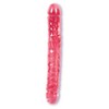 Crystal jelly jr. Double Dong 12in pink