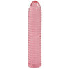Vivid Ribbed Jelly Dong Tawny - Pink