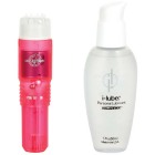 iVibe Pocket Rocket with iLube - Strawberry