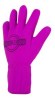 Five Finger Massage Glove - Left Hand Fuschia