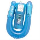 U Send Me Front and Back Blue Vibrator Sex Toy Product