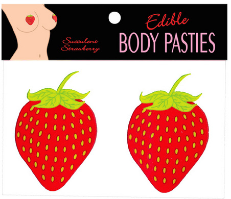 Edible Body Pasties Succulent Strawberry	 Sex Toy Product