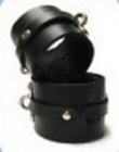 Bondage Basics Leather Cuffs ankle