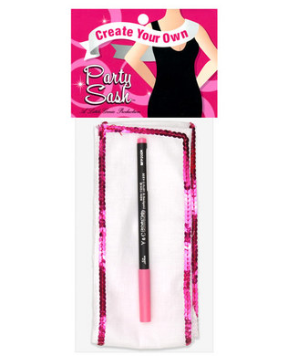 Create Your Own Party Sash