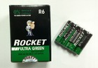 4 AA Batteries - Rocket Ultra Green