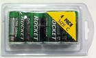 Pack of 4 Rocket Ultra Green C Batteries.