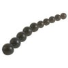 Jumbo Thai  Anal Beads Black