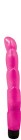 6 inch Pearlshine Ribbed Vibrator - Pink