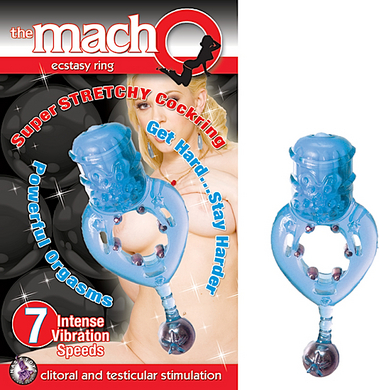 Macho Ecstasy Ring Blue Sex Toy Product