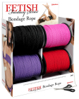 Fetish Fantasy Bondage Rope 4Pc Display