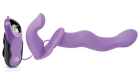 Vibrating Silicone Penetrix Dual Ended Dildo - Purple Sex Toy Product