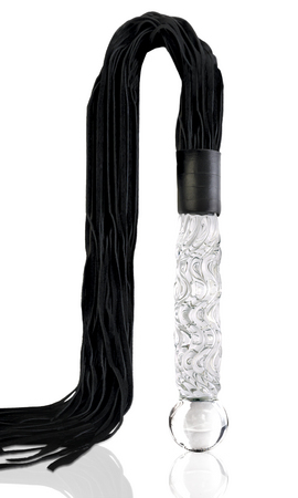 Icicles No 38 Glass Handle Cat O Nine Tails Whip Sex Toy Product