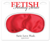 Fetish Fantasy Series Satin Love Mask Red