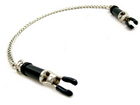 Nipple Clamps Barrel W/Chain Chrome