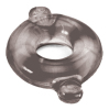 Cock Ring Elastomer Large Smoke 