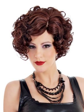Vivid Short Layer Bob Burgundy Wig