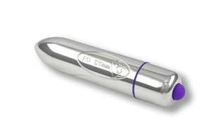 RO-120mm Bullet Vibe - Silver Sex Toy Product