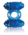 O Wow Double Wammy Blue Vibrating Ring Sex Toy Product