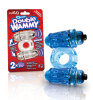 O Wow Double Wammy Blue Vibrating Ring Sex Toy Product Image 4