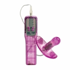Dr. Laura Berman Intimate Basics - Lady Godiva Vibrating Plug with Clitoral Stimulator Tips