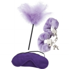 Dr. Laura Berman Intimate Basics - Mistress Kit Cuffs, Tickler and Mask