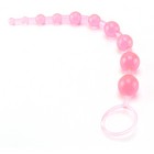 X 10 Beads Graduated Anal Beads 11 Inch - Pink	 Sex Toy Product