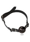 1 3/4 Black Ball Gag W/D Ring