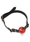 1 1/2 Red Ball Gag W/D Ring