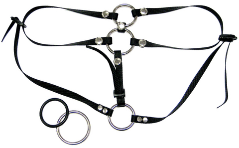 Tag Team Double Penetration Harness